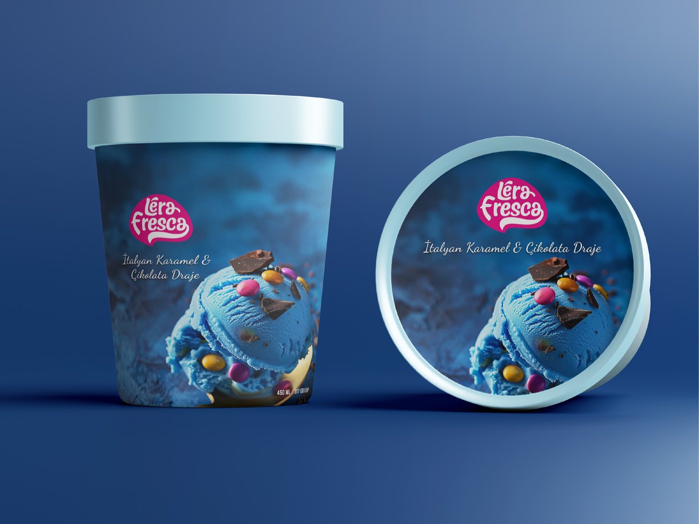 Lera Fresca İtalyan Karamel and Çikolata Draje, blue edition
