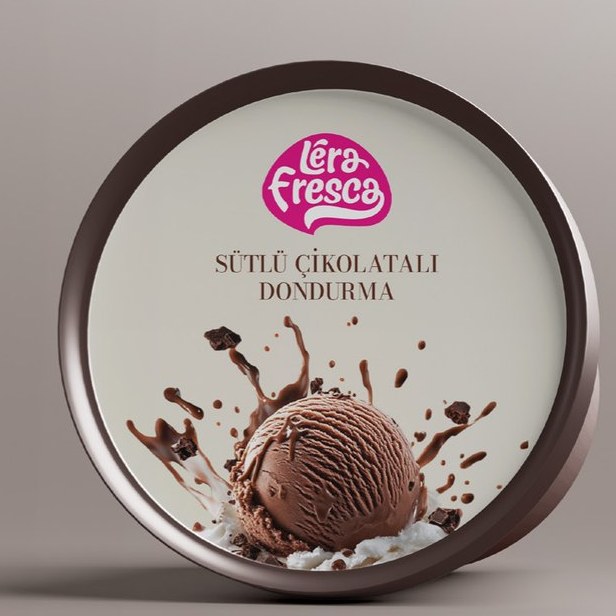 Lera Fresca badge on a cream lid